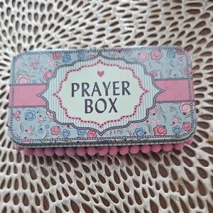 Floral Prayer Box with Pink Accents